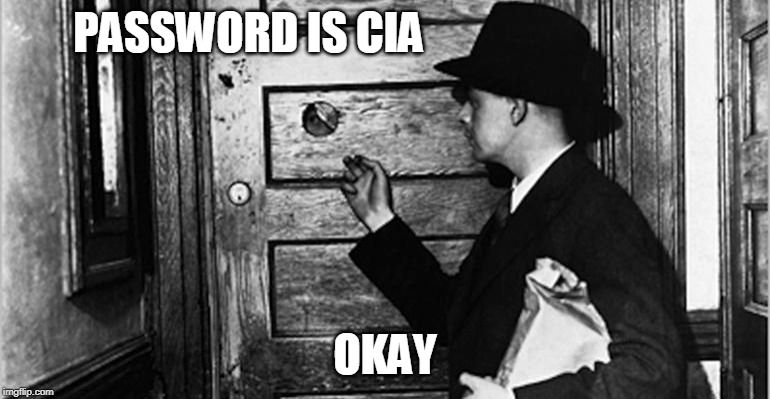 PASSWORD IS CIA OKAY | made w/ Imgflip meme maker