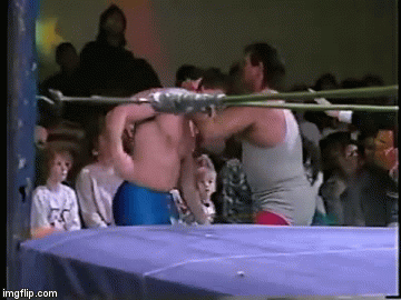 Jerry Lawler destroys ben jordan | image tagged in gifs,jobber,humiliation | made w/ Imgflip video-to-gif maker