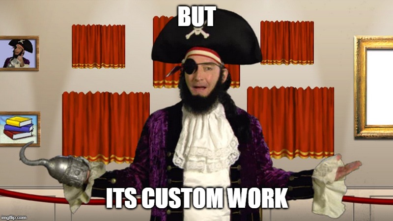 PATCHY CMON | BUT ITS CUSTOM WORK | image tagged in patchy cmon | made w/ Imgflip meme maker