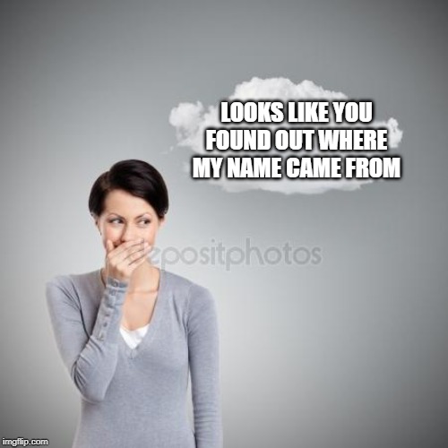 giggle | LOOKS LIKE YOU FOUND OUT WHERE MY NAME CAME FROM | image tagged in giggle | made w/ Imgflip meme maker