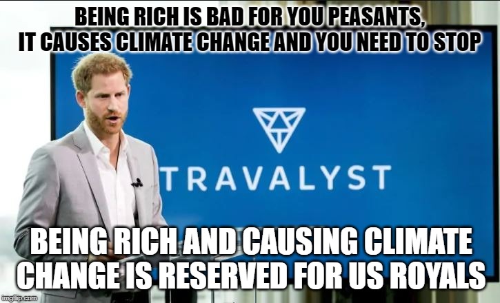 Grovel you peasant | BEING RICH IS BAD FOR YOU PEASANTS, IT CAUSES CLIMATE CHANGE AND YOU NEED TO STOP; BEING RICH AND CAUSING CLIMATE CHANGE IS RESERVED FOR US ROYALS | image tagged in royal family,british royals,hypocrites,colonialism,climate change,carbon footprint | made w/ Imgflip meme maker