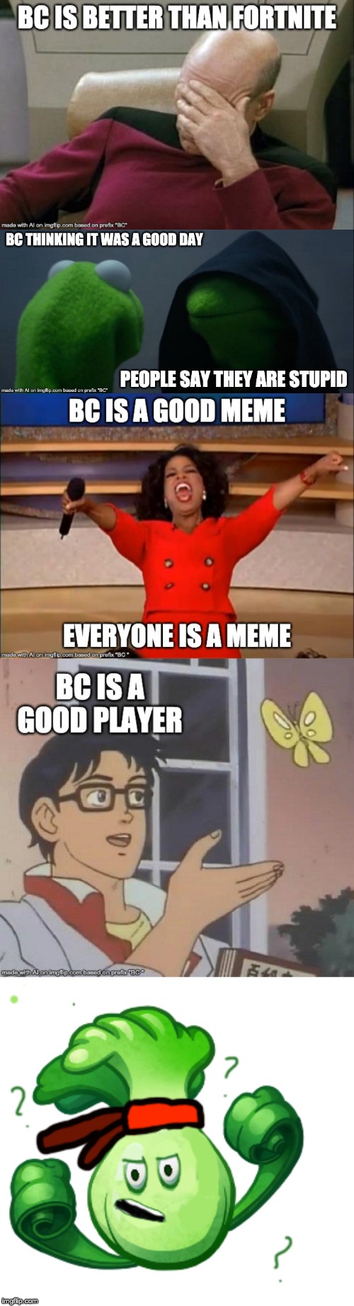 here are some AI generated memes of BC | made w/ Imgflip meme maker