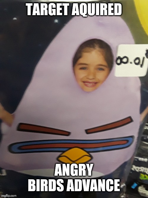 TARGET AQUIRED; ANGRY BIRDS ADVANCE | image tagged in bab | made w/ Imgflip meme maker
