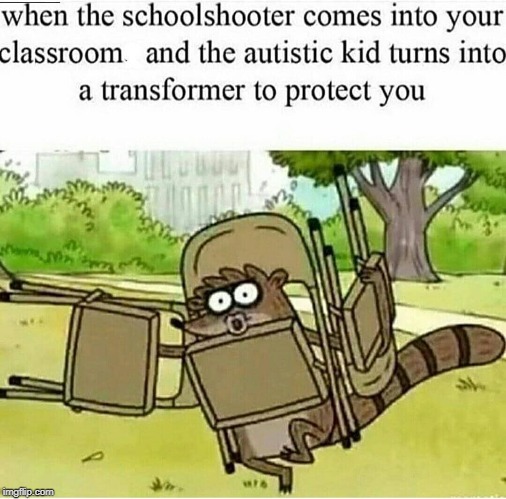 Yes | image tagged in autistic,rigby | made w/ Imgflip meme maker