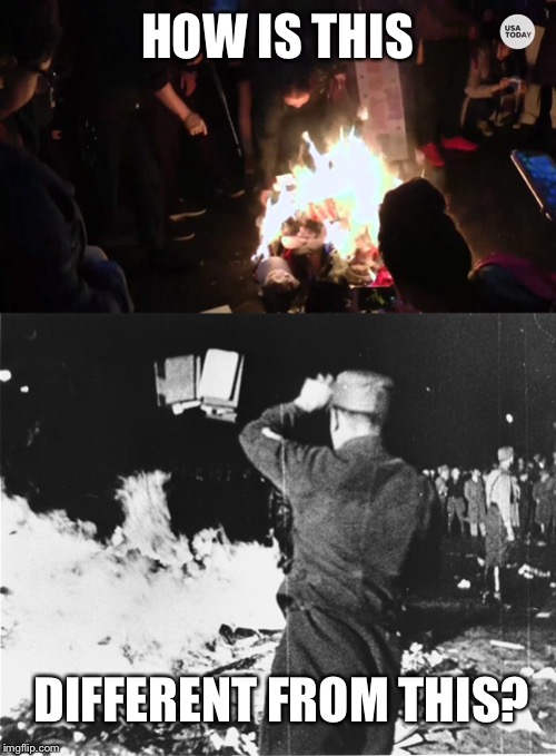 I see your true colours shining through | HOW IS THIS; DIFFERENT FROM THIS? | image tagged in memes,antifa,violence,nazi,gangs,trump rally | made w/ Imgflip meme maker