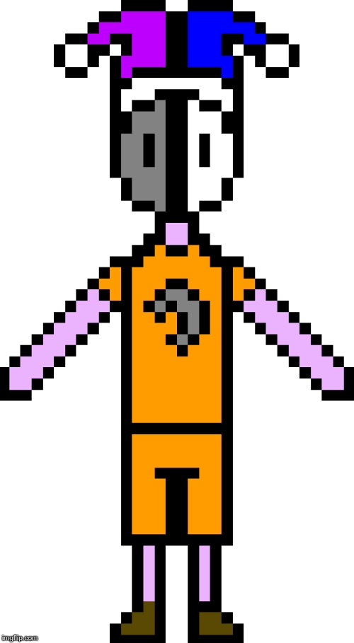 My main oc as a sprite | made w/ Imgflip meme maker