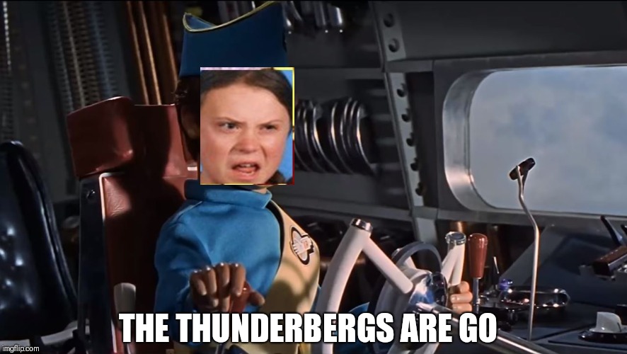 Thunderbird 2 | THE THUNDERBERGS ARE GO | image tagged in thunderbird 2 | made w/ Imgflip meme maker