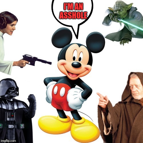 A disturbance in the Force.Like millions of young men snapped out of it and got girlfriends. | I'M AN ASSHOLE | image tagged in memes,disney killed star wars,star wars kills disney | made w/ Imgflip meme maker