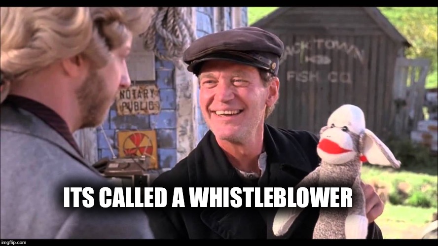 Tubular | ITS CALLED A WHISTLEBLOWER | image tagged in tubular | made w/ Imgflip meme maker