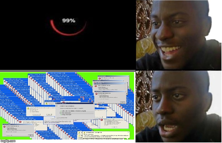 99%... | image tagged in windows | made w/ Imgflip meme maker