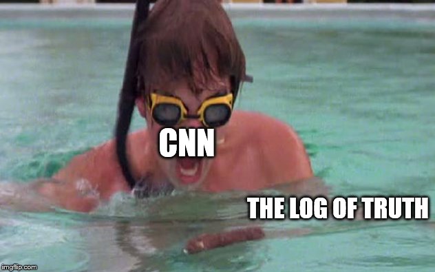 CNN encounters the Log of Truth | CNN; THE LOG OF TRUTH | image tagged in exposecnn,logoftruth,cnn fake news | made w/ Imgflip meme maker