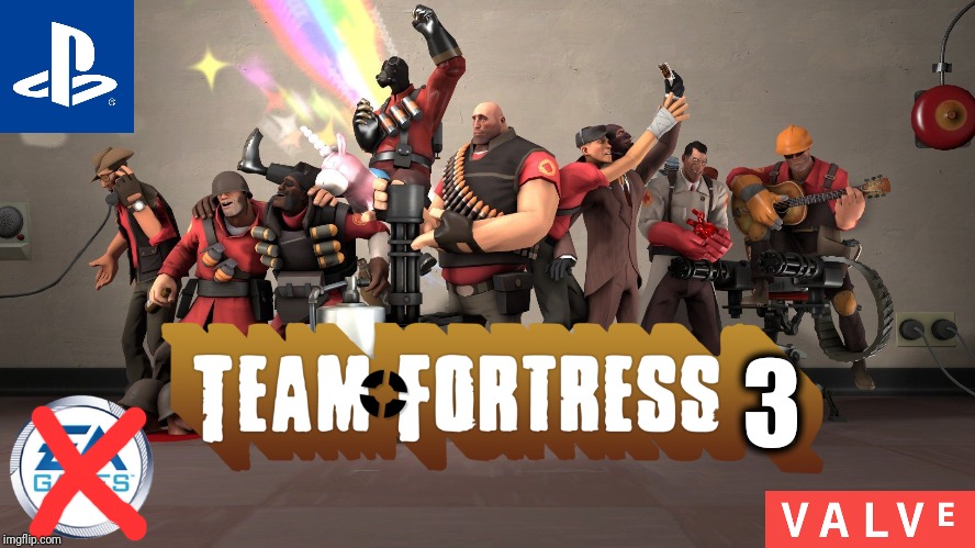 Team Fortress 3 Cover | 3 | image tagged in memes,funny,gaming,team fortress 2,team fortress 3 | made w/ Imgflip meme maker