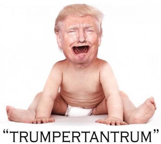 Trump, our First Crybaby Blank Meme Template