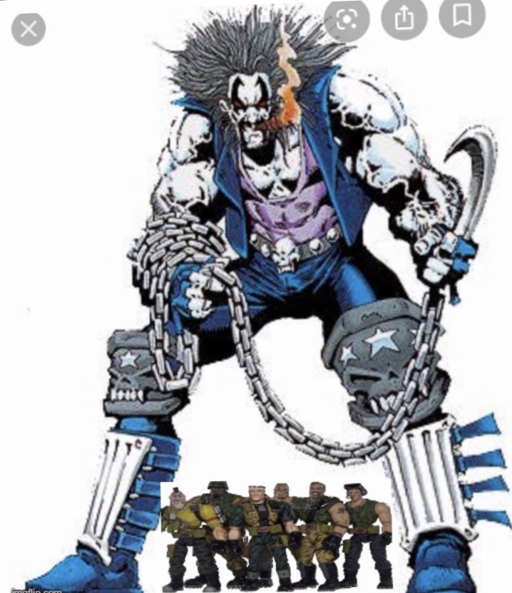 High Quality Small Soldiers hunting Lobo Blank Meme Template