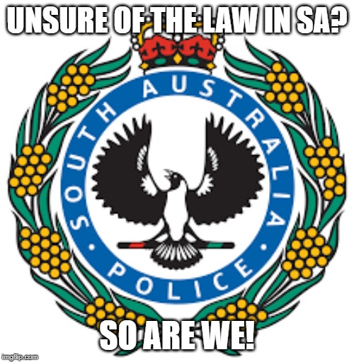 UNSURE OF THE LAW IN SA? SO ARE WE! | image tagged in wombat,sapol,south australia police,animal cruelty,south australia,illegal | made w/ Imgflip meme maker
