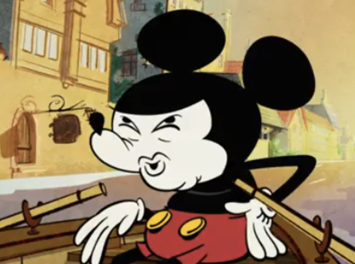 Confused Mickey Mouse Blank Meme Template