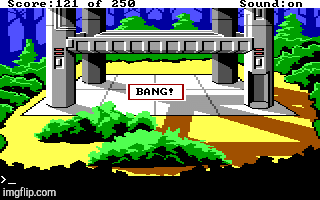 Space Quest BANG! | image tagged in gifs,gaming | made w/ Imgflip images-to-gif maker