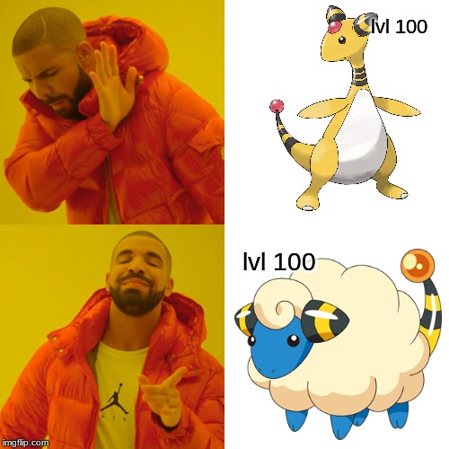 Drake Hotline Bling Meme | lvl 100; lvl 100 | image tagged in memes,drake hotline bling | made w/ Imgflip meme maker