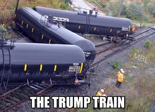 The Trump Train Blank Meme Template