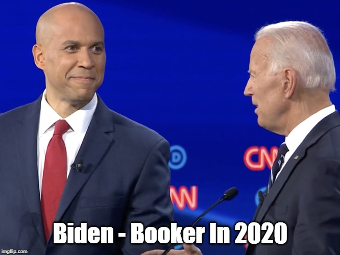 Biden - Booker In 2020 | made w/ Imgflip meme maker