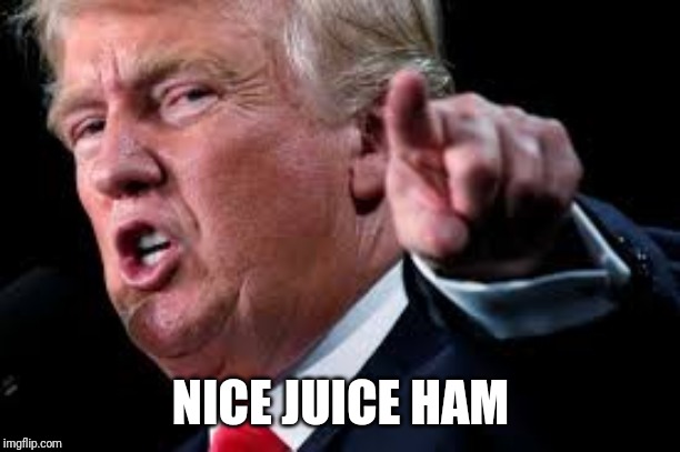 turmp | NICE JUICE HAM | image tagged in turmp | made w/ Imgflip meme maker