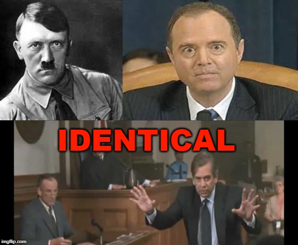 Nazi Schiff | IDENTICAL | image tagged in shiff,democratic socialism,democrat nazi | made w/ Imgflip meme maker