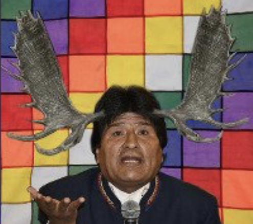 Evo morales cornudo Blank Meme Template