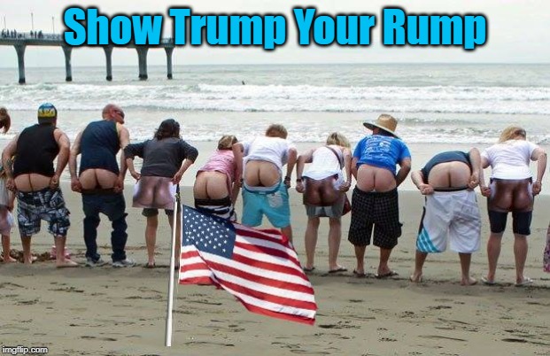 Show Trump Your Rump | Show Trump Your Rump | image tagged in show trump your rump,trump,rump | made w/ Imgflip meme maker