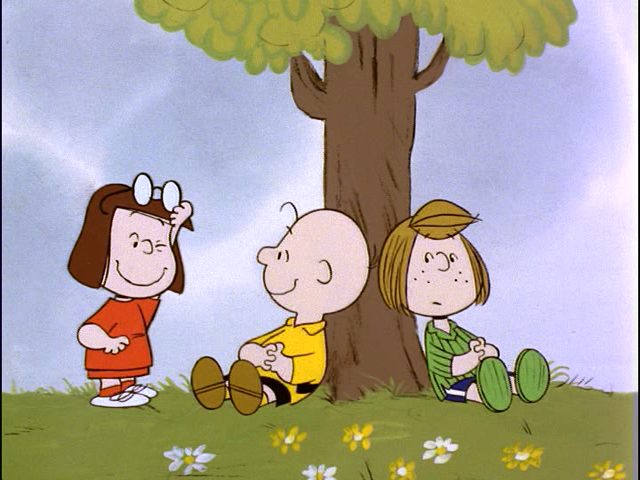 Charlie brown triangle Blank Meme Template