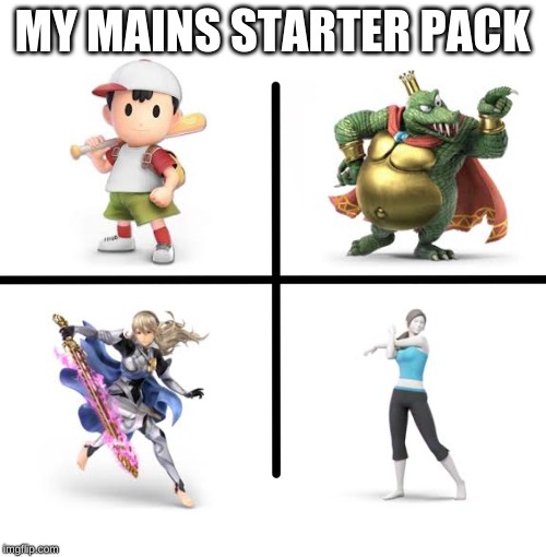 Blank Starter Pack Meme | MY MAINS STARTER PACK | image tagged in memes,blank starter pack | made w/ Imgflip meme maker