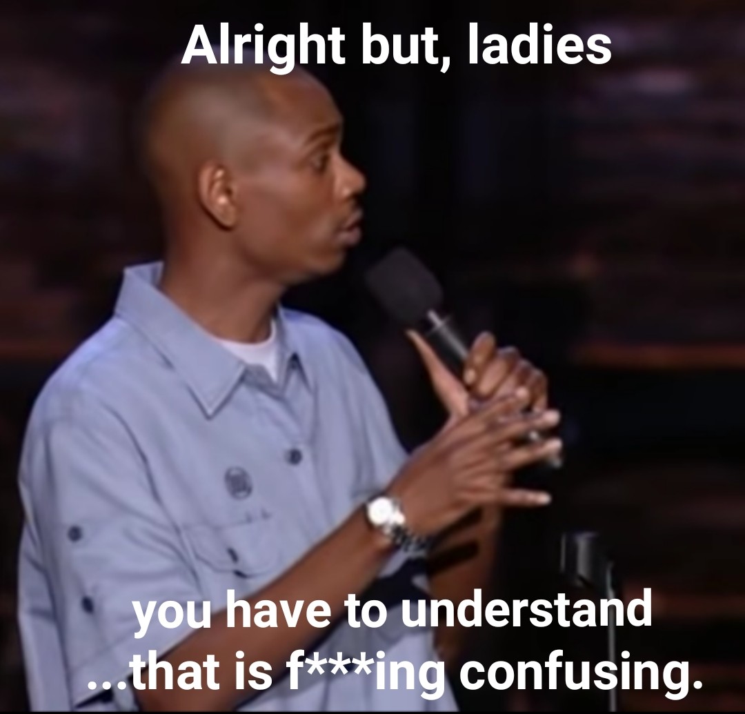 Dave Chappelle confusing Blank Meme Template