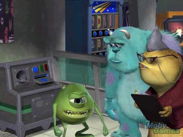 High Quality Mike Wazowski trying to explain Blank Meme Template