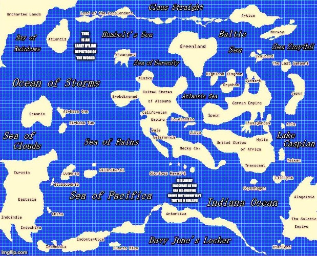 Hylian Map of the World | THIS IS AN EARLY HYLIAN DEPICTION OF THE WORLD; IT IS LARGELY INACCURATE AS YOU CAN SEE; EVERYONE KNOWS THAT NORWAY ISN'T THAT BIG IN REAL LIFE! | image tagged in hylian,map,world,the legend of zelda,memes | made w/ Imgflip meme maker