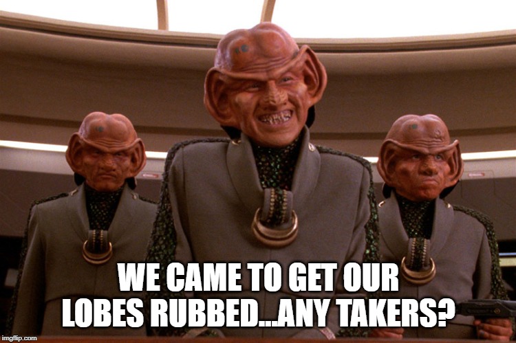Nobody expects the Ferengi Inquisition!