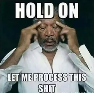 High Quality let me process Blank Meme Template