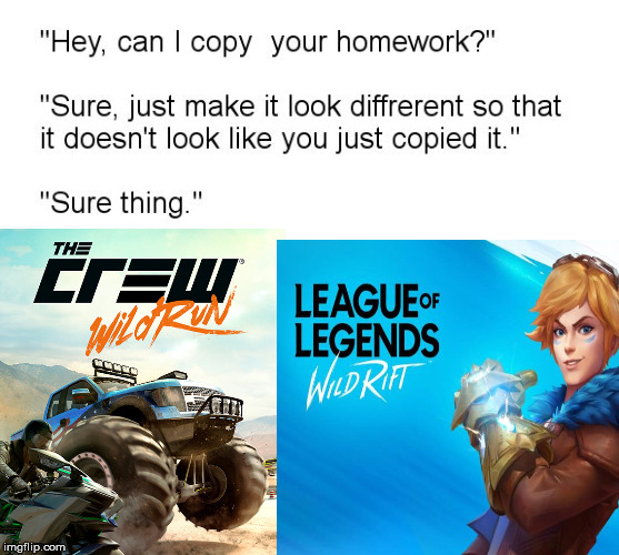 image tagged in gaming,the crew,league of legends | made w/ Imgflip meme maker