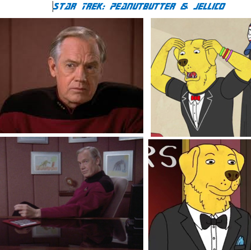 Star Trek: Peanutbutter & Jellico Blank Meme Template