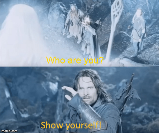 Who are you? | made w/ Imgflip meme maker