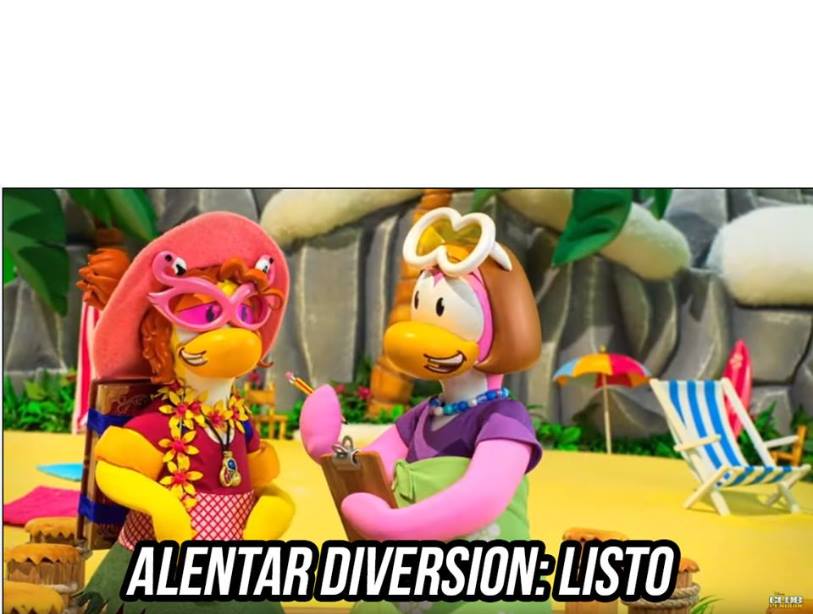 alentar diversión: listo Blank Meme Template