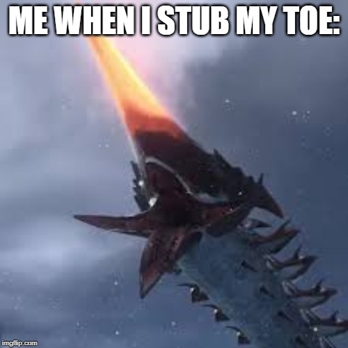 Real life... | ME WHEN I STUB MY TOE: | image tagged in subnautica,meme | made w/ Imgflip meme maker