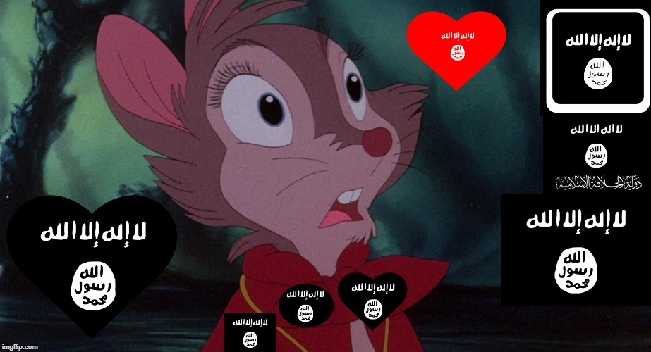 Mrs Brisby Islamic State of  Iraq and Levant | image tagged in mrs brisby islamic state of iraq and levant | made w/ Imgflip meme maker