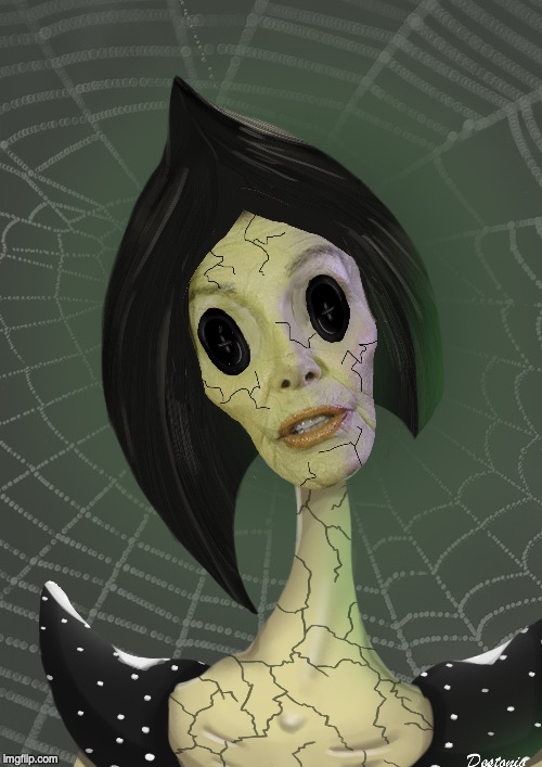 Beldam | image tagged in nancy pelosi,spider,halloween | made w/ Imgflip meme maker