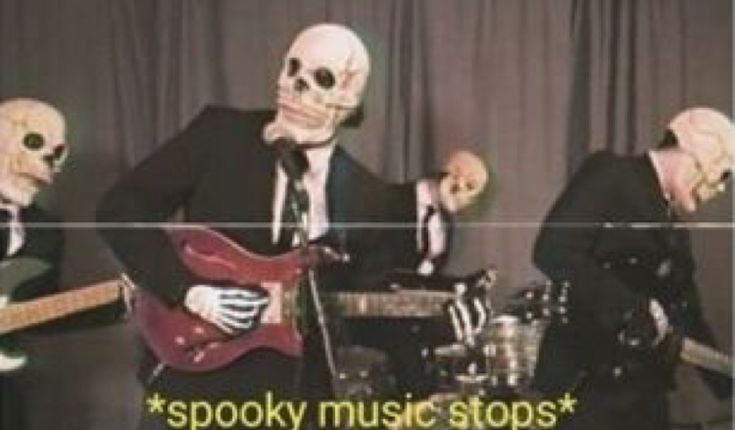 Spoopy music Blank Meme Template