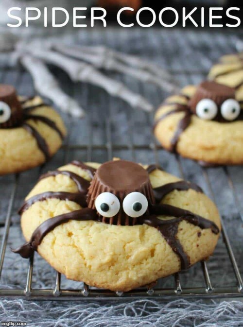 YUMMY | image tagged in cookies,halloween,food,spooktober | made w/ Imgflip meme maker