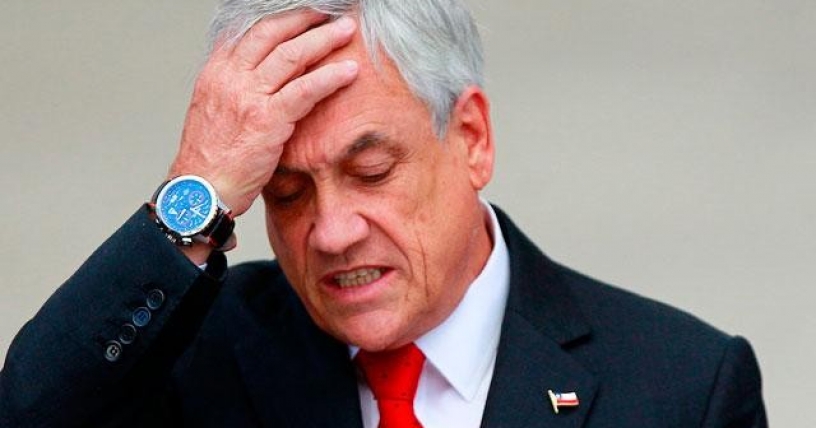 Piñera en problemas Blank Meme Template