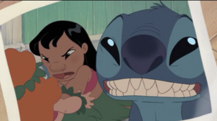 Stitch taking a selfie meme Blank Meme Template