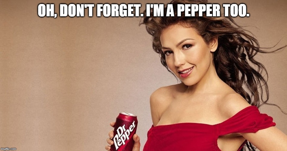 OH, DON'T FORGET. I'M A PEPPER TOO. | made w/ Imgflip meme maker