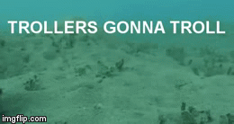 Trolling underwater! | image tagged in gifs,trolling | made w/ Imgflip video-to-gif maker