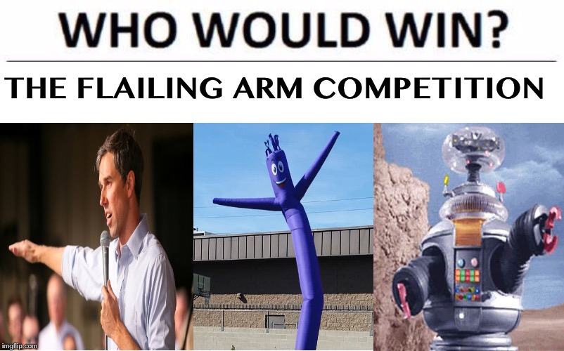 Who Would Win? | THE FLAILING ARM COMPETITION | image tagged in memes,who would win | made w/ Imgflip meme maker
