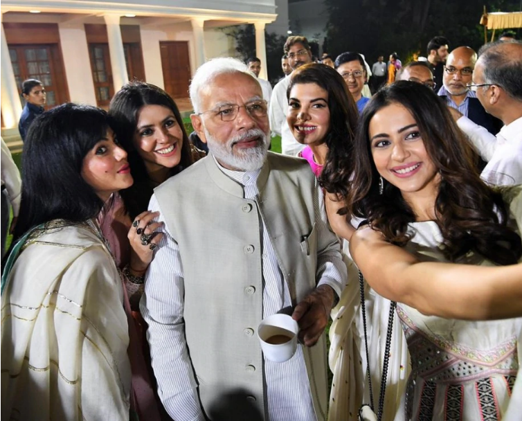 Modiji party Blank Meme Template